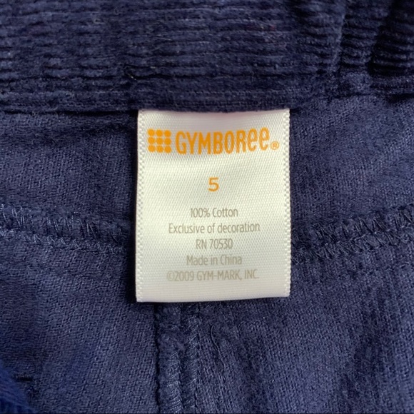 Gymboree Corduroy Flare Embroidered Pants-Size 5 - Picture 2 of 9